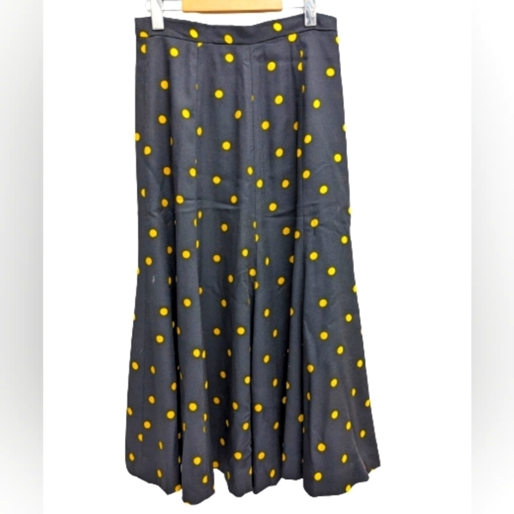Vintage polka dot midi skirt size M